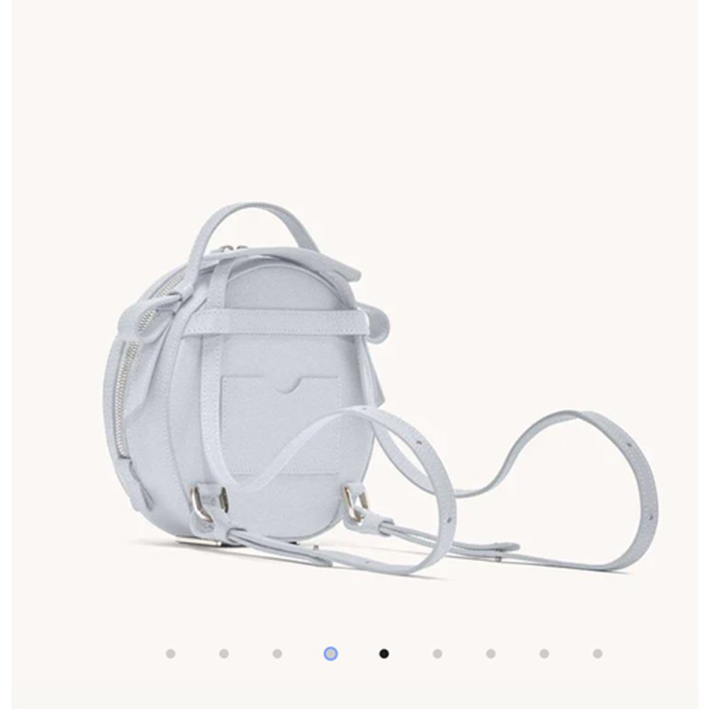 Senreve CIRCA Bag Pebbled Ice Blue/Gray Purse/Backpack - MINT - Picture 3 of 14